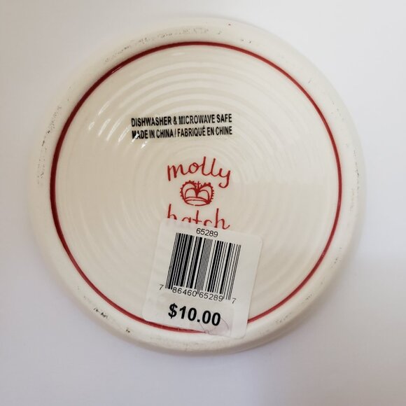 Molly Hatch Holiday Icon Plates Set/5 Appetizer Dessert 5" Anthropologie NWT - Picture 8 of 12